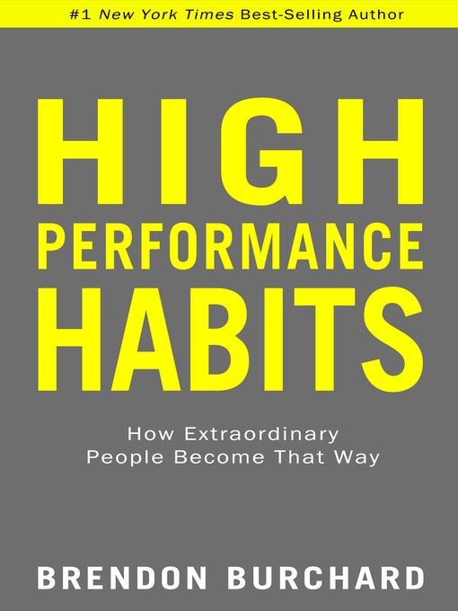Title details for High Performance Habits by Brendon Burchard - Wait list